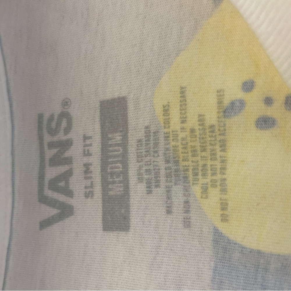Vans Vintage Off The Wall Flower Daze Tee - Mens Medium Slim Fit Excellent Con. - Picture 9 of 9